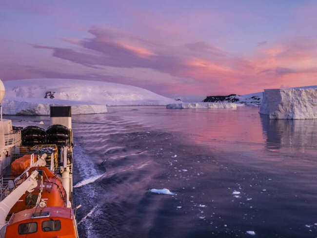Sul ghiaccio con i pinguini più grandi del mondo