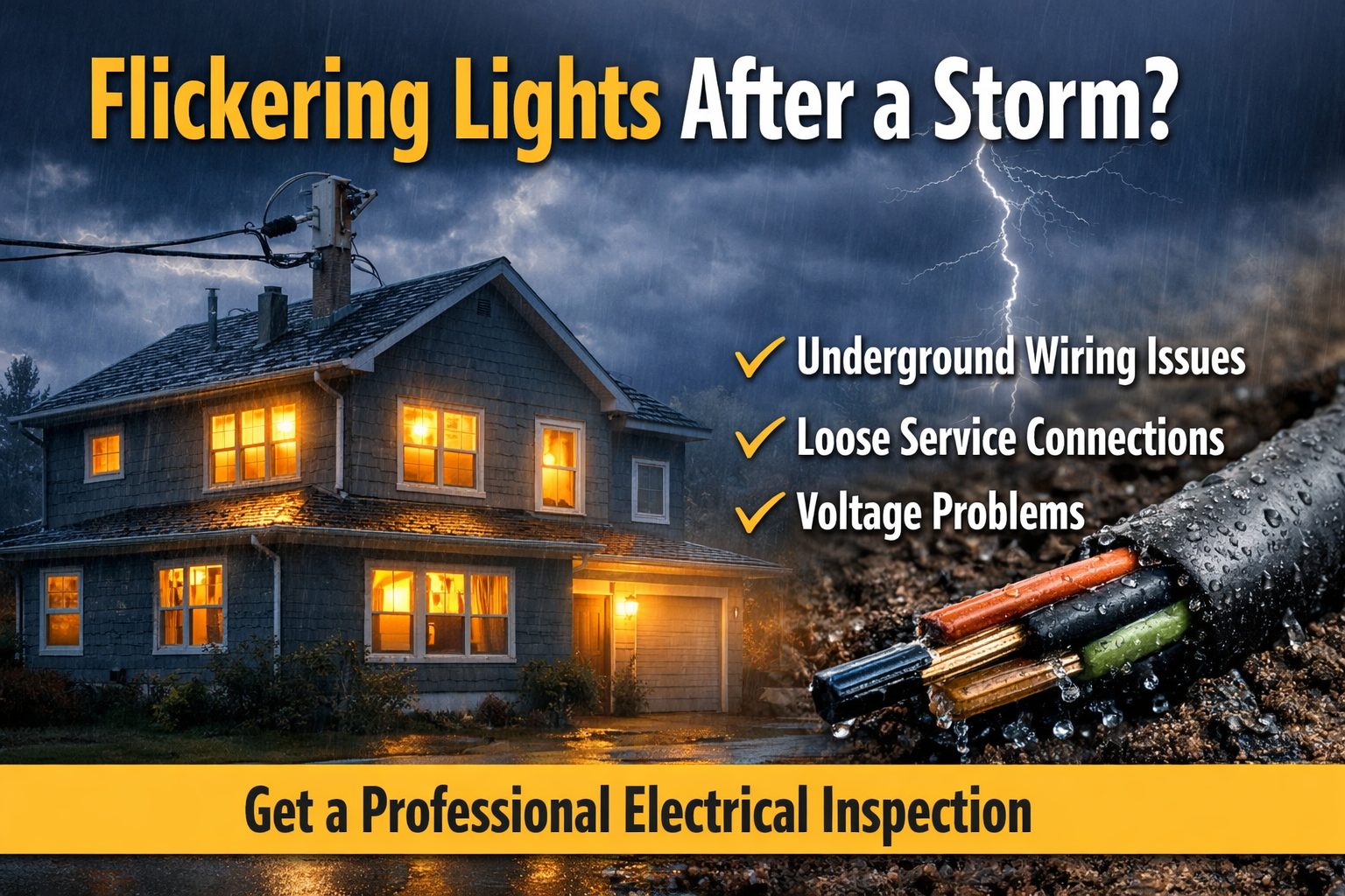 Flickering Lights After a Storm? Here’s What May Be Happening