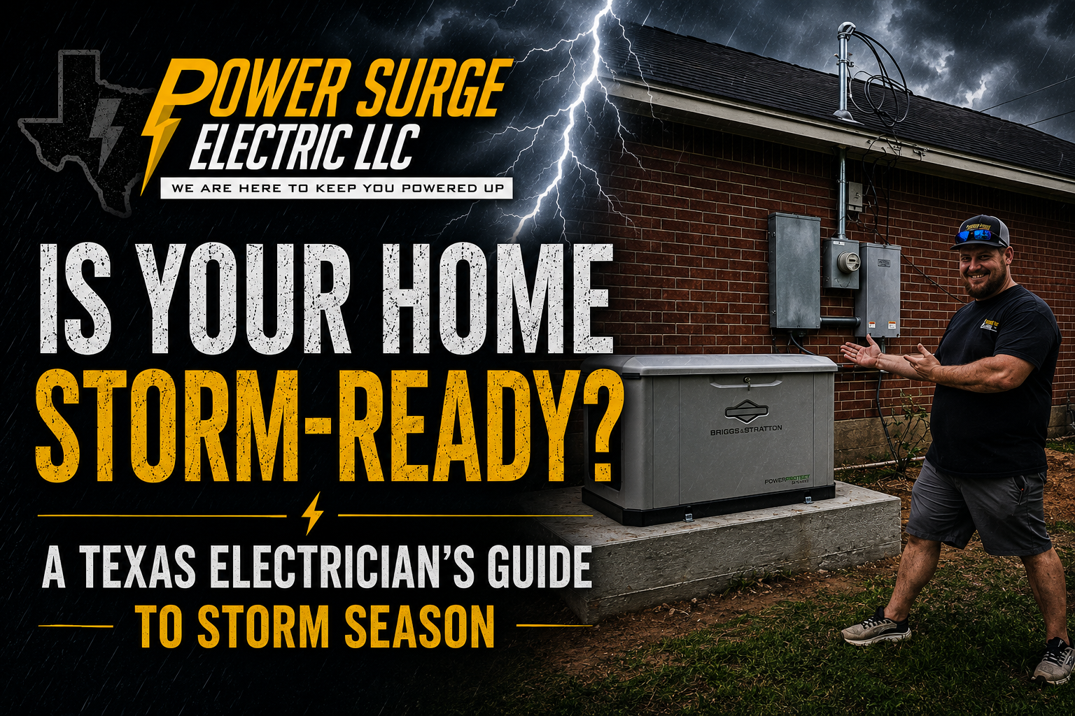 Is Your Home Storm-Ready? A Texas Electrician's Guide to Storm Season