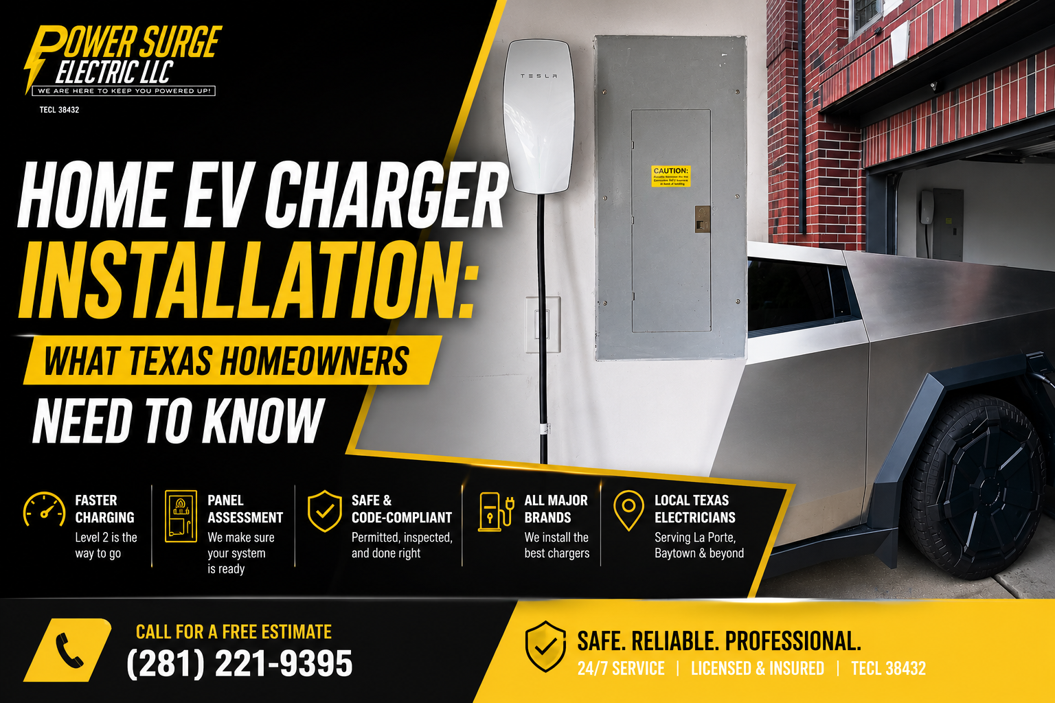 Home EV Charger Installation: What Texas Homeowners Need to Know