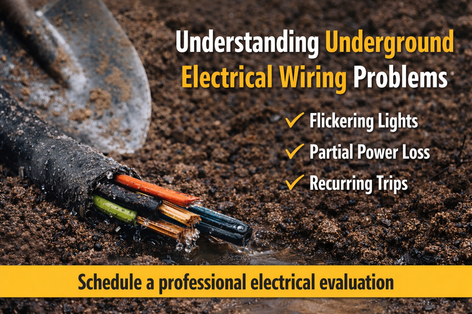 Do You Have Underground Electrical Wiring? Signs It May Be Failing