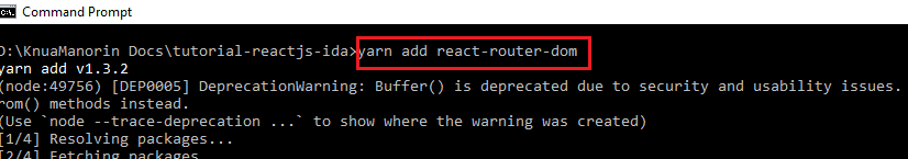 Install React Router