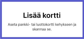 2. Lisää kortti noudattamalla näytössä olevia ohjeita