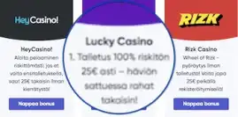 Valitse ilmaista pelirahaa tarjoava kasino