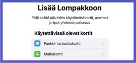 1. Avaa lompakko-sovellus ja paina lisää-nappulaa