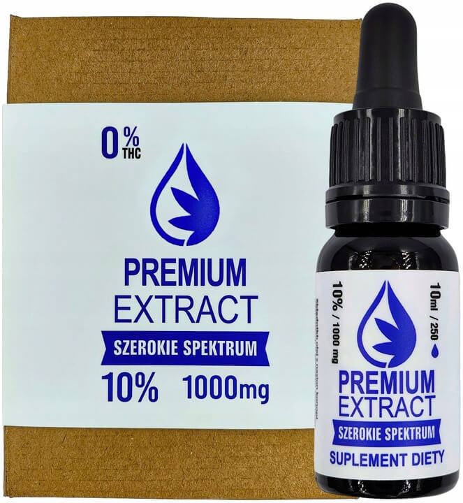Hemp oil 10% | POLISH CBD 10% PREMIUM EXTRACT | 1000 mg | CERTIFICATE