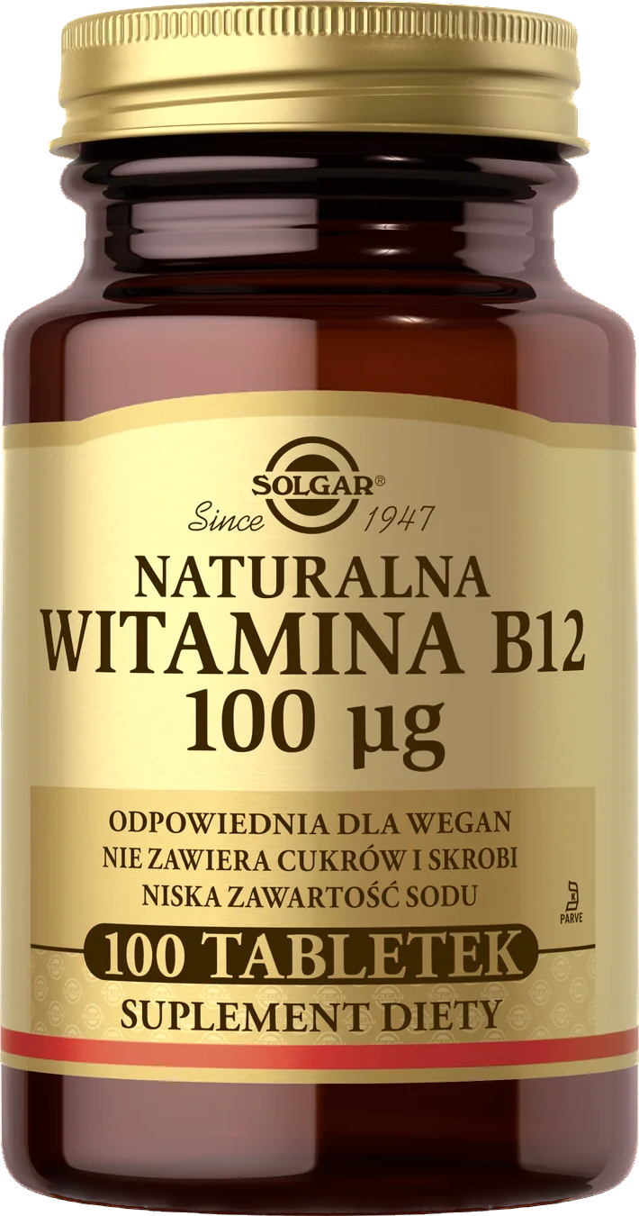 Naturalna witamina B12 Solgar