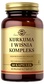 Solgar Kurkuma i wiśnia Kompleks