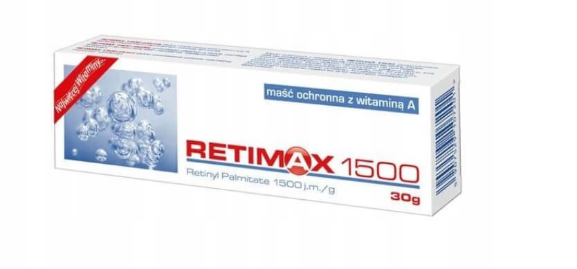 Retimax 1500, maść ochronna z witaminą A, 30 g