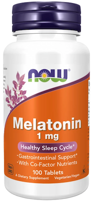 NOW FOODS Melatonina 1 mg