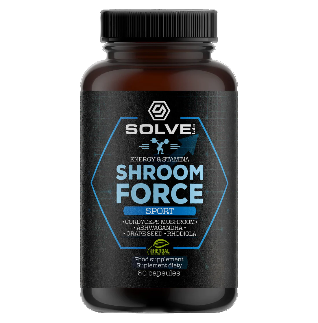 Shroom Force Sport cordyceps mushrooms and adaptogens