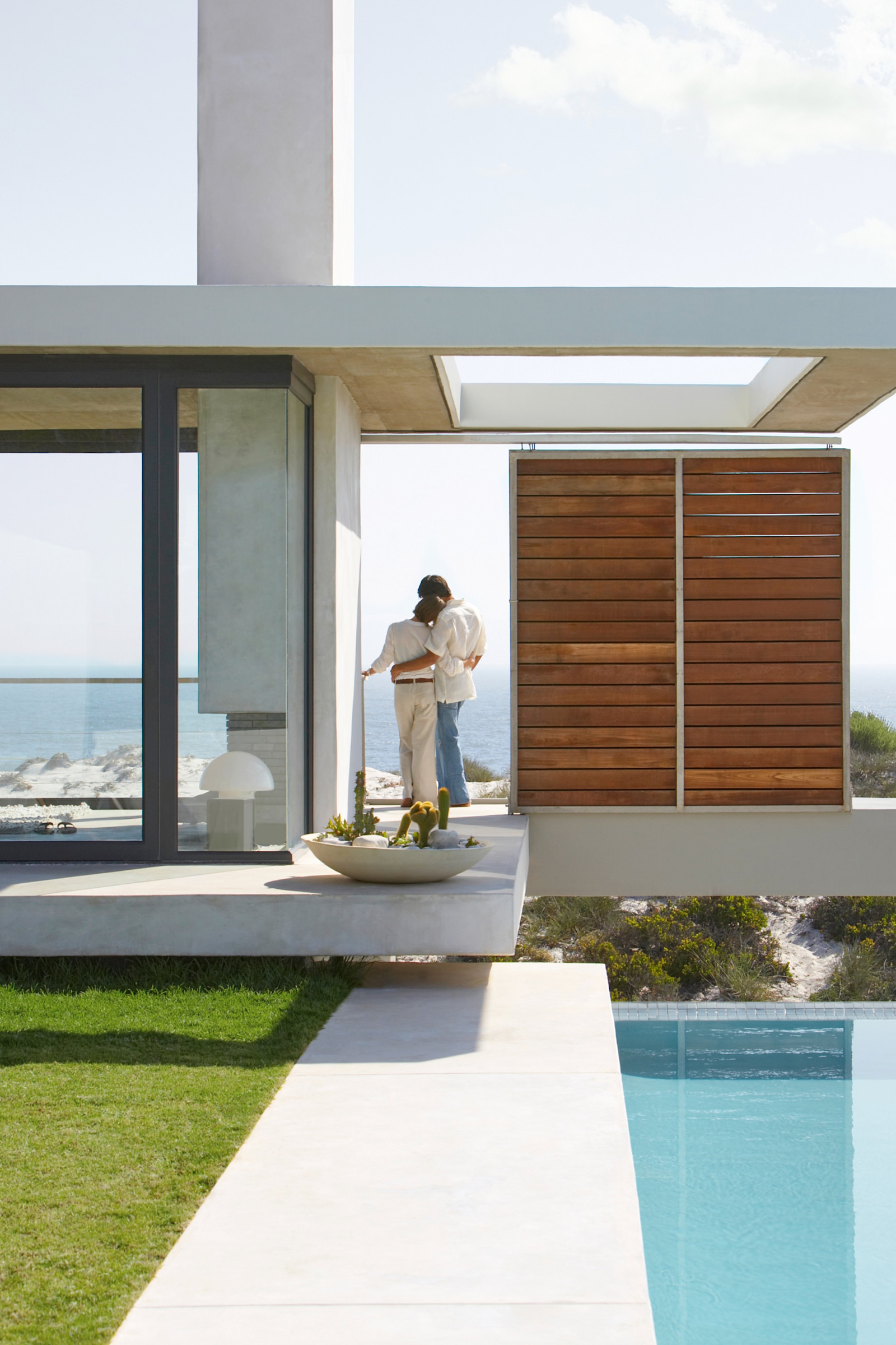 Luxury modern home exterior representing the future of wellness-focused home design