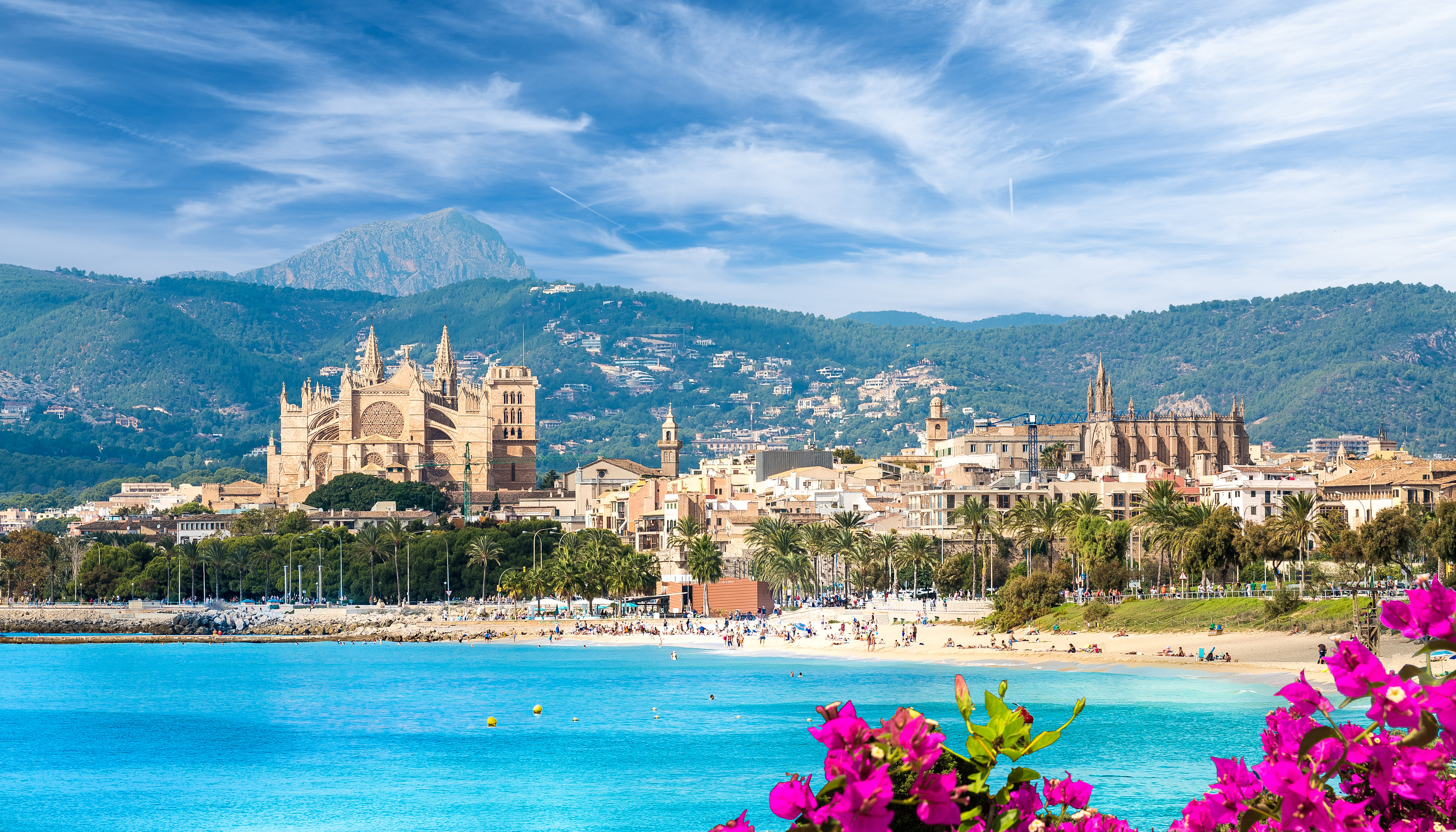 Landscape view of Palma, Mallorca.