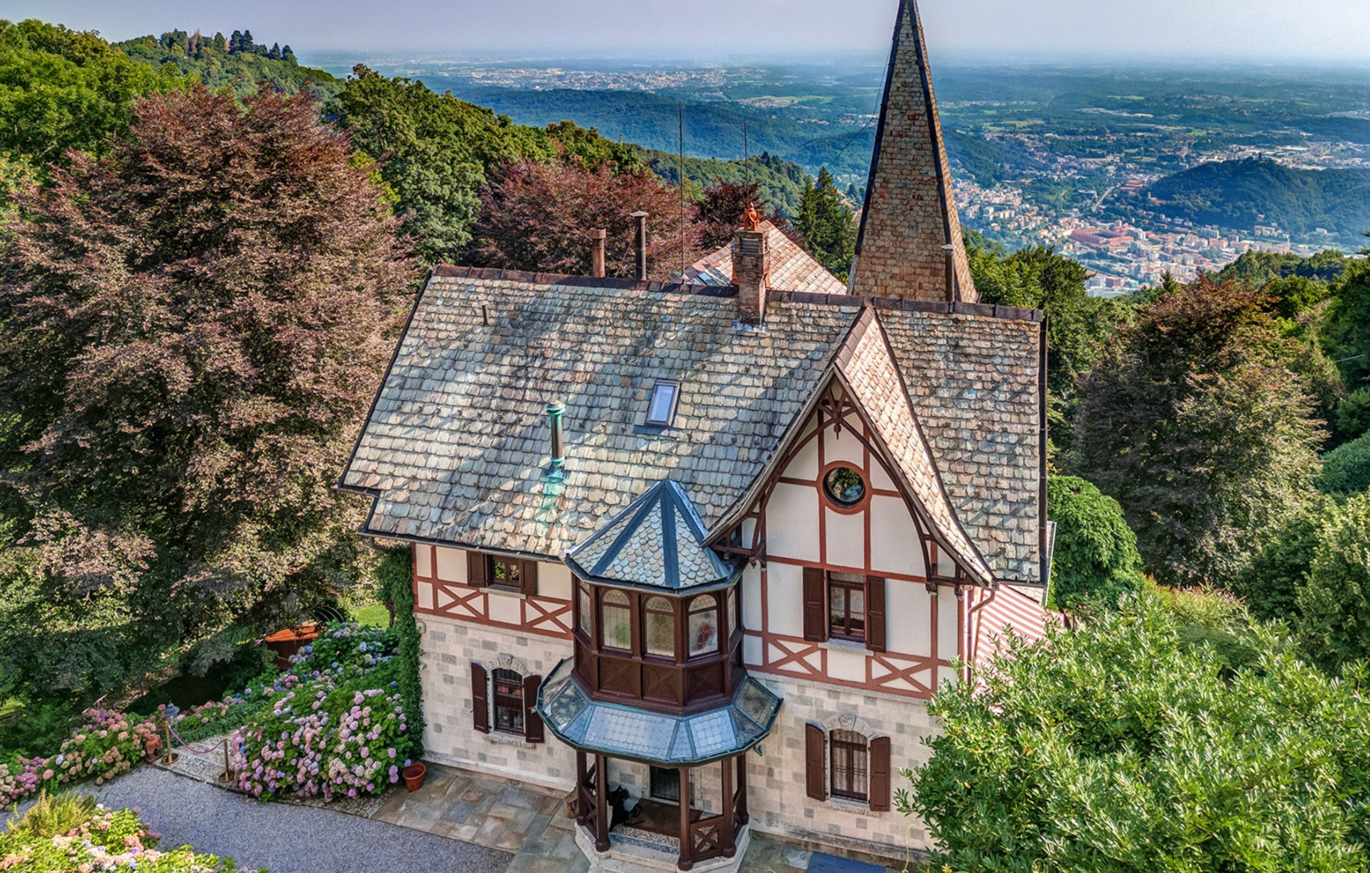 Luxury exterior at an Exclusive property with secular park