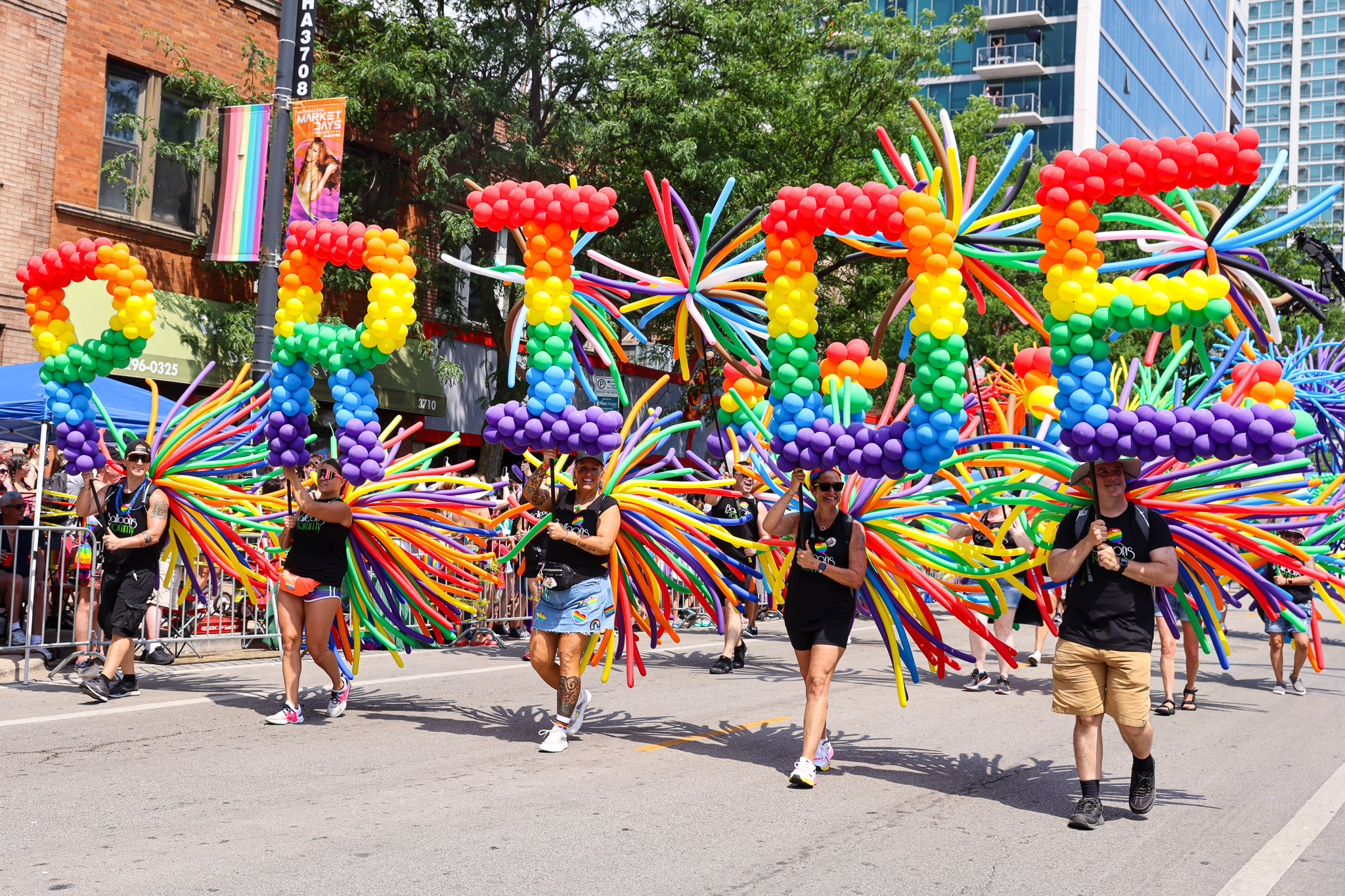 Pride parade in Chicago 