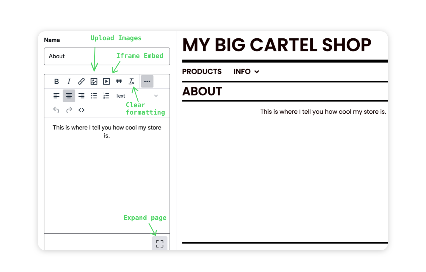 add-custom-pages-big-cartel-help