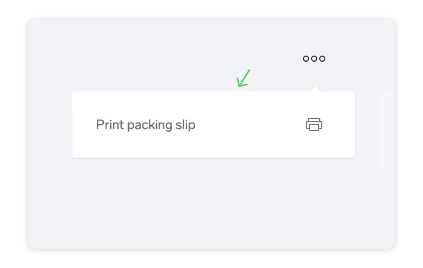 how to print packing slip endicia app