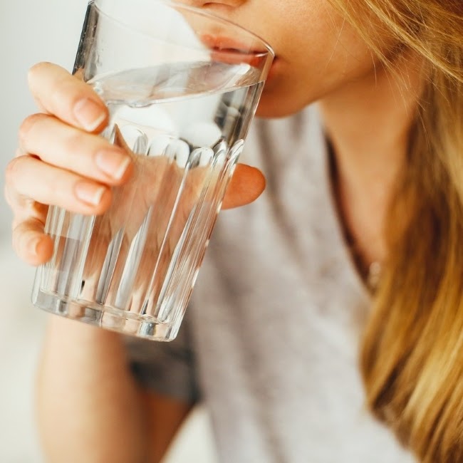 Drink enough water to prevent dry scalp