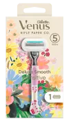 Venus Deluxe Smooth Sensitive + Rifle Paper Co. Razor package of 1