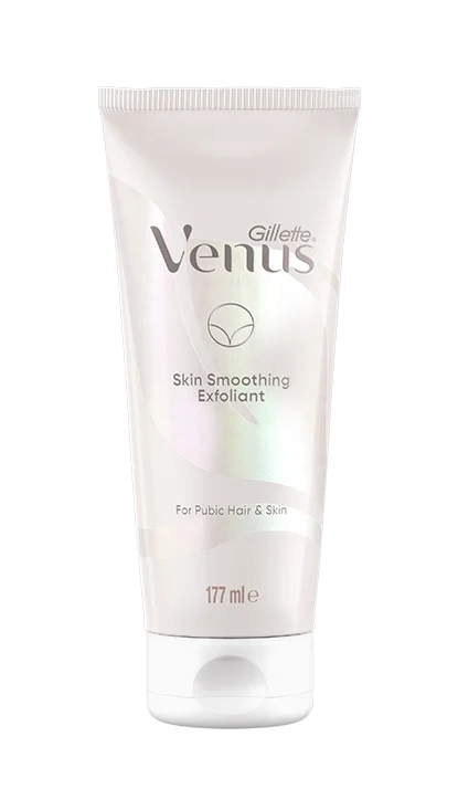 Skin Smoothing Exfoliant for Pubic Hair Removal