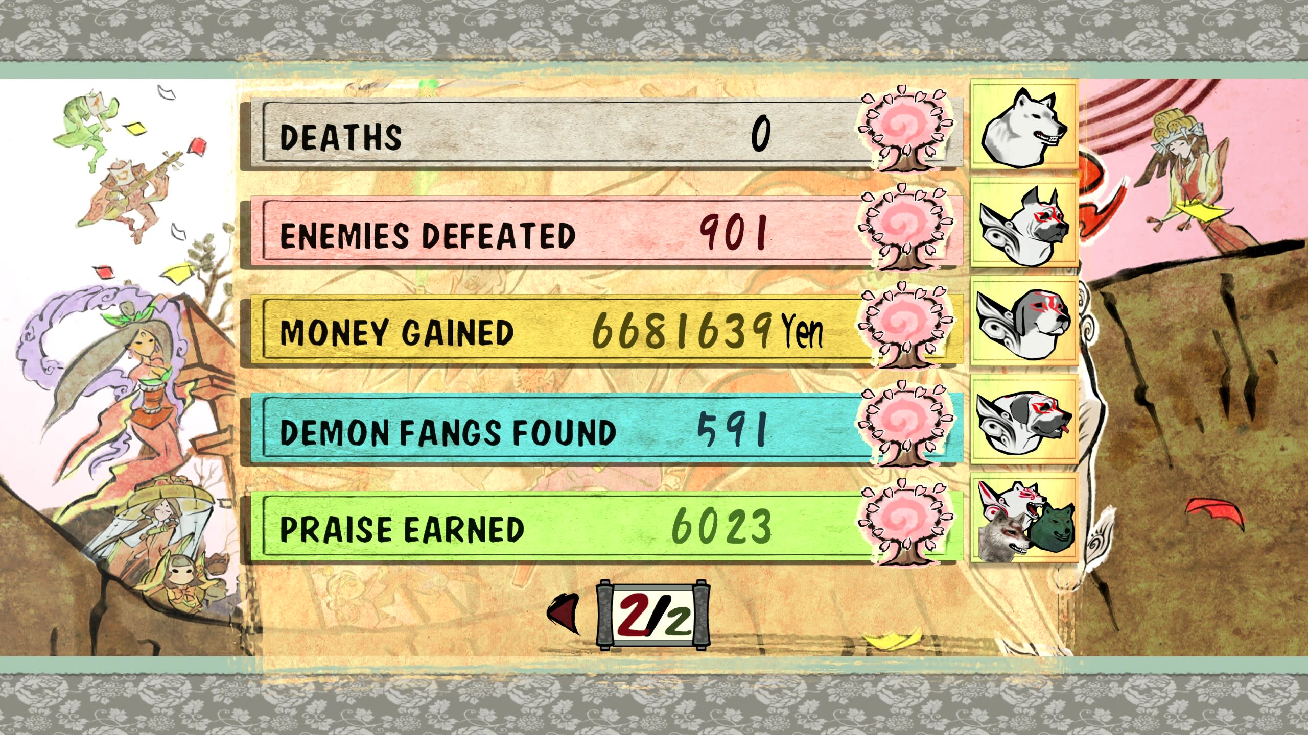 Okami - Results 2
