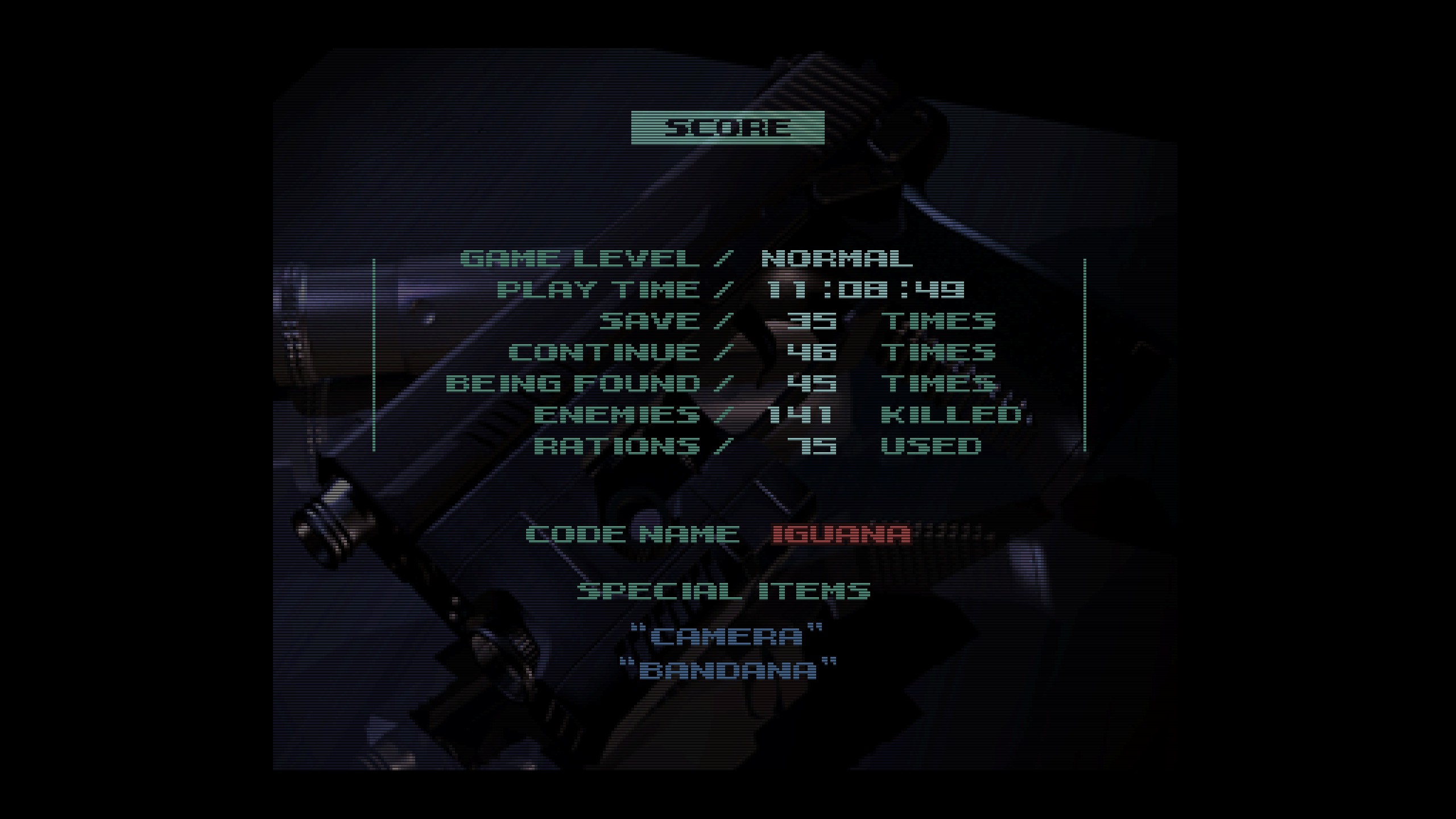 Metal Gear Solid - Ranking