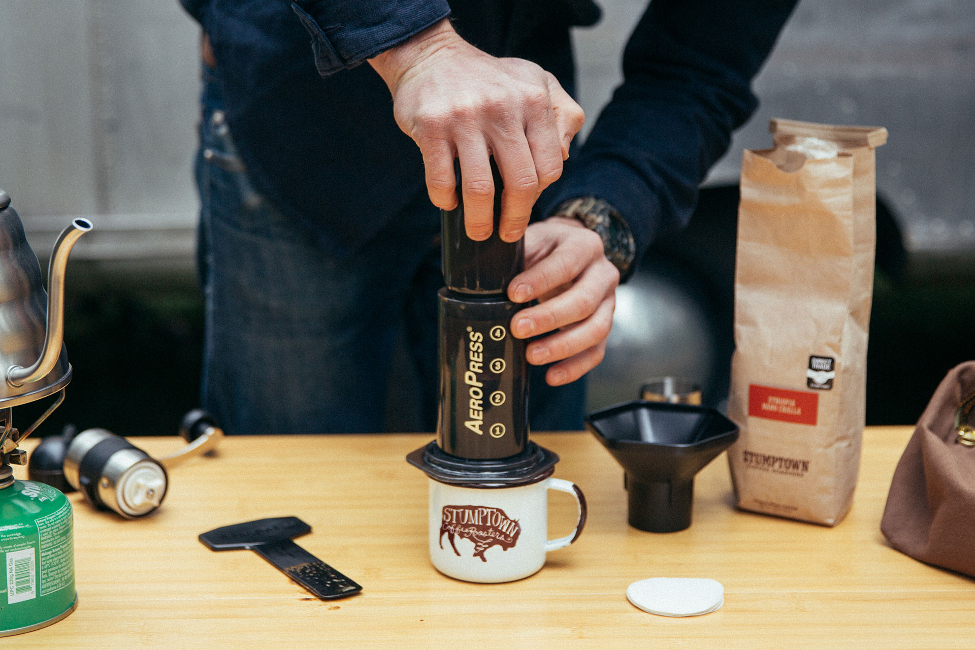 Brew with AeroPress | Stumptown Coffee 