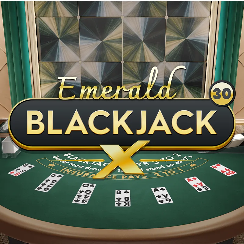 Play BlackjackX 30 - Emerald on Casinoking.be online casino