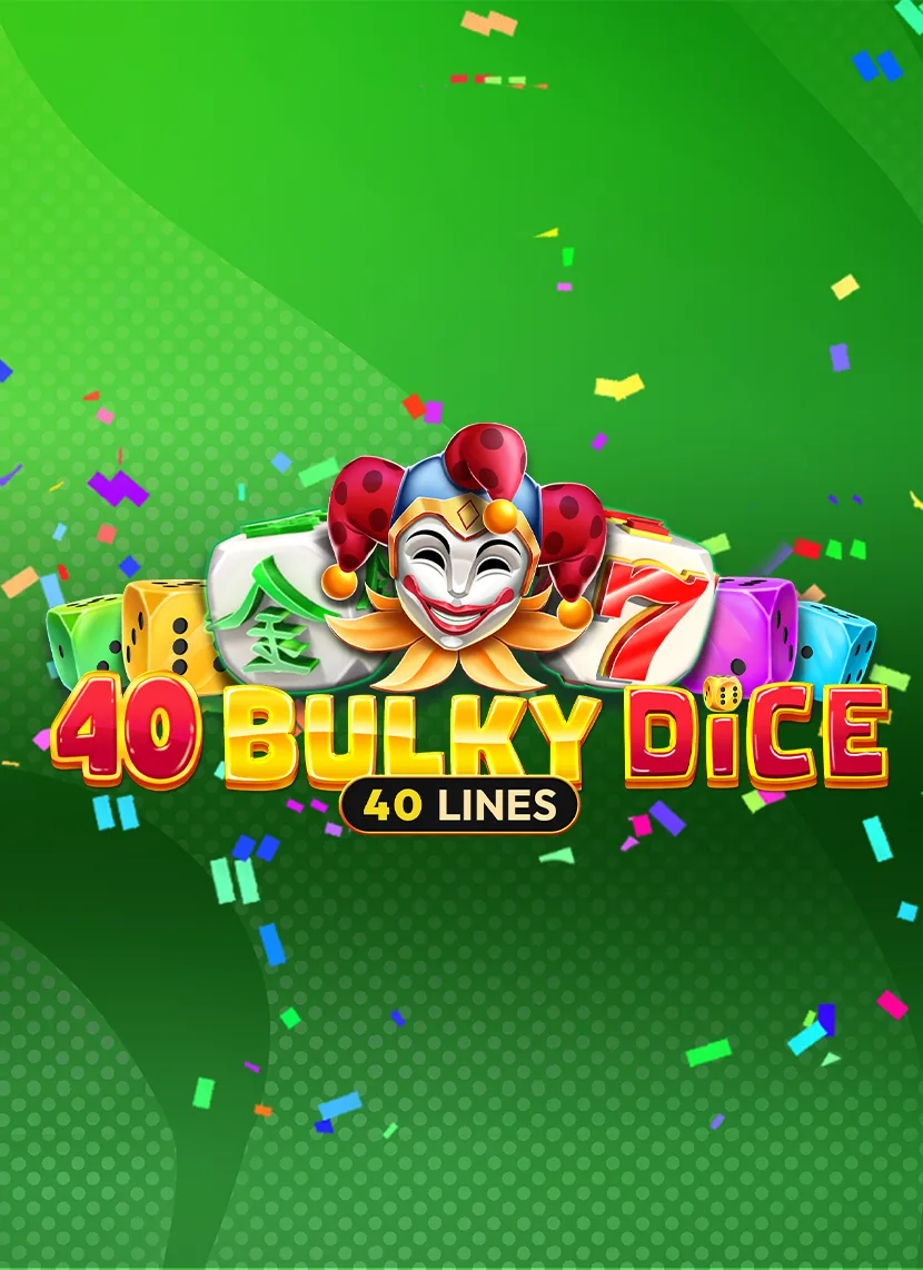 Spil 40 Bulky Dice på Madisoncasino.be online kasino
