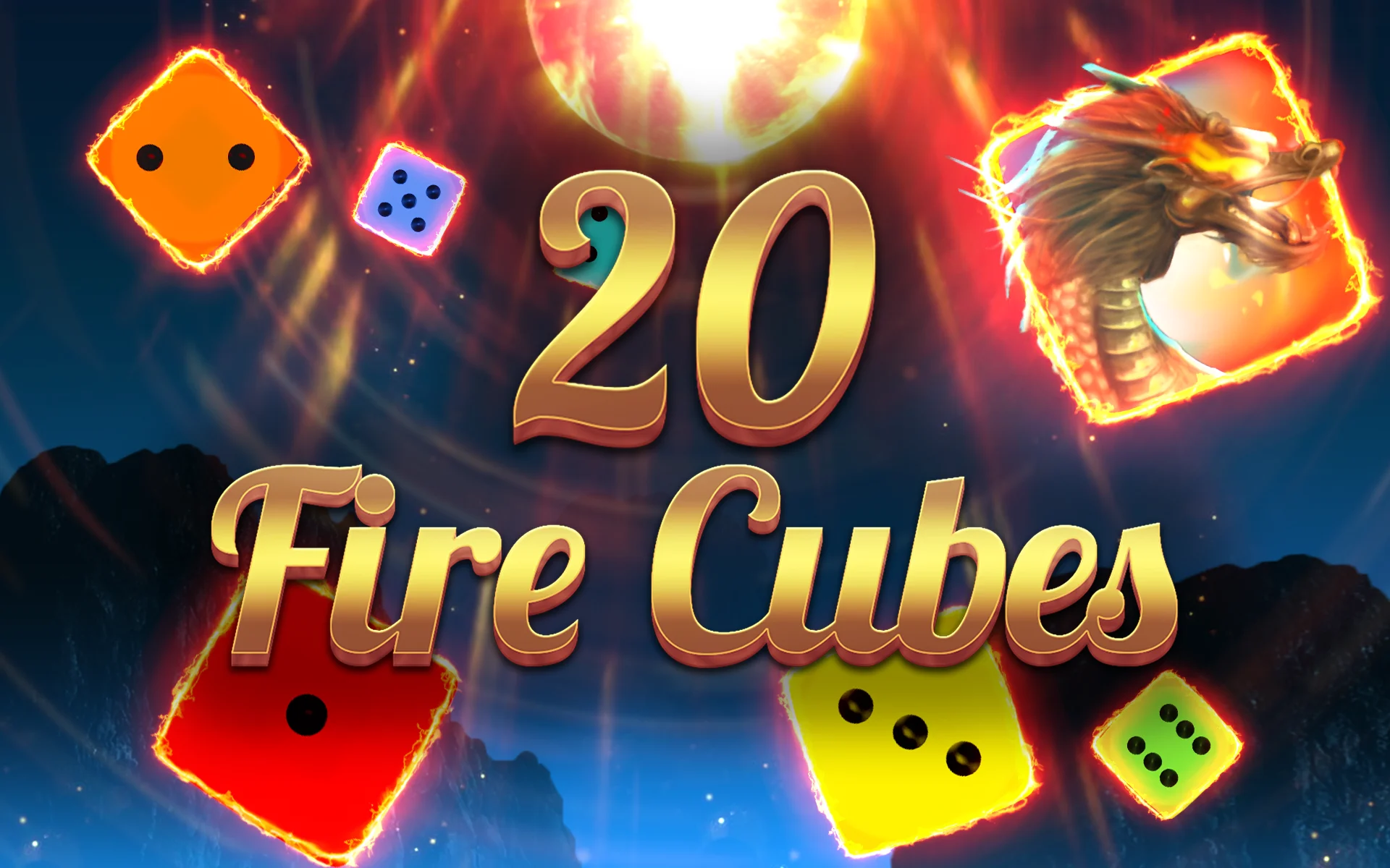 Spil 20 Fire Cubes på Starcasino.be online kasino
