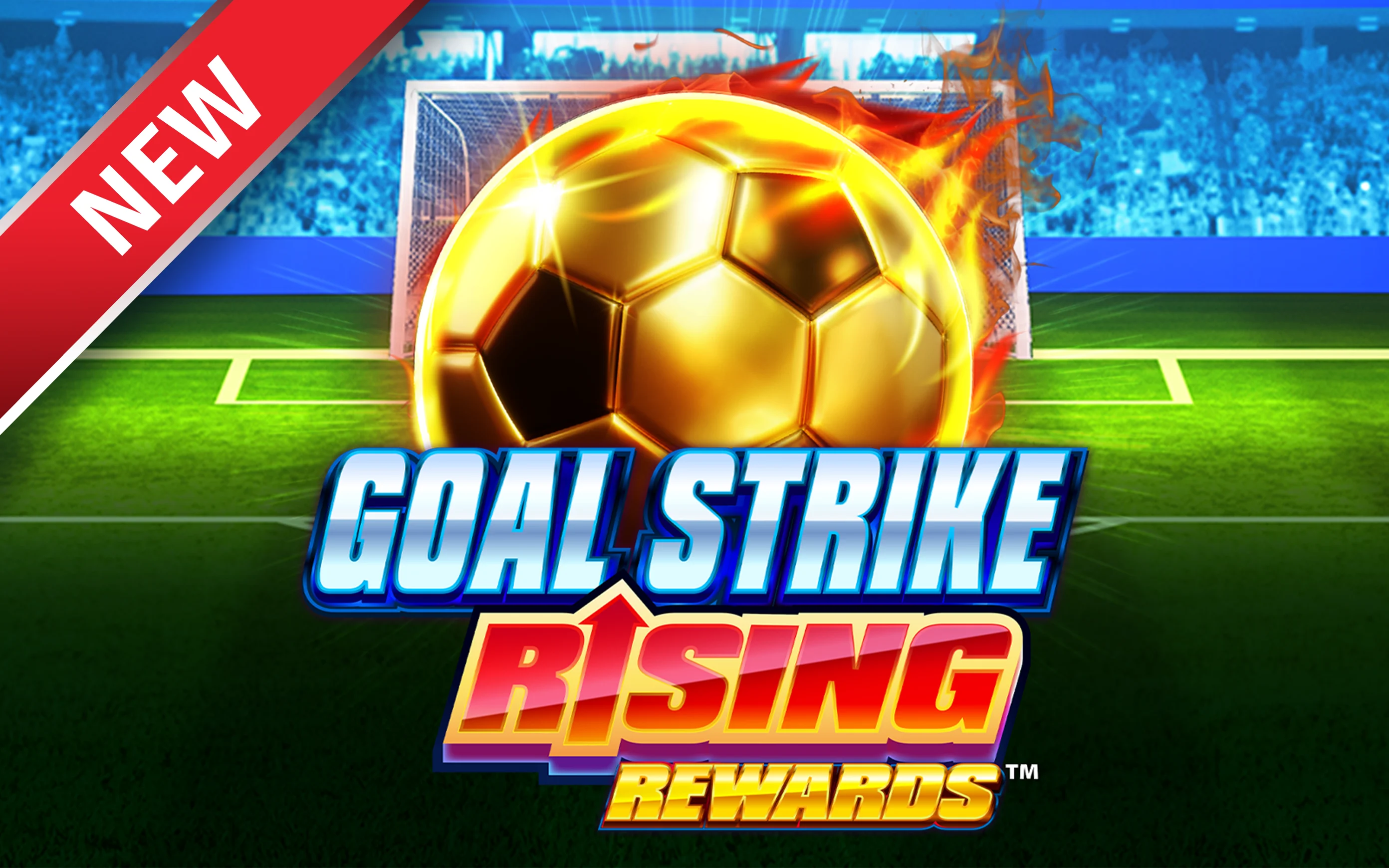 Spil Goal Strike Rising Rewards™ på Starcasino.be online kasino
