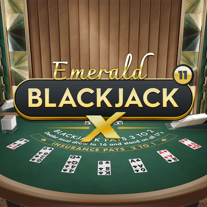 Play BlackjackX 11 - Emerald on Madisoncasino.be online casino