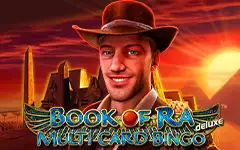 Play Book of Ra™ Multi Card Bingo Deluxe on Starcasino.be online casino