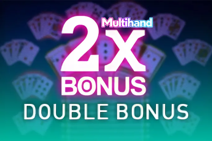 Play Double Bonus Poker Multihand on Stardice.be online casino
