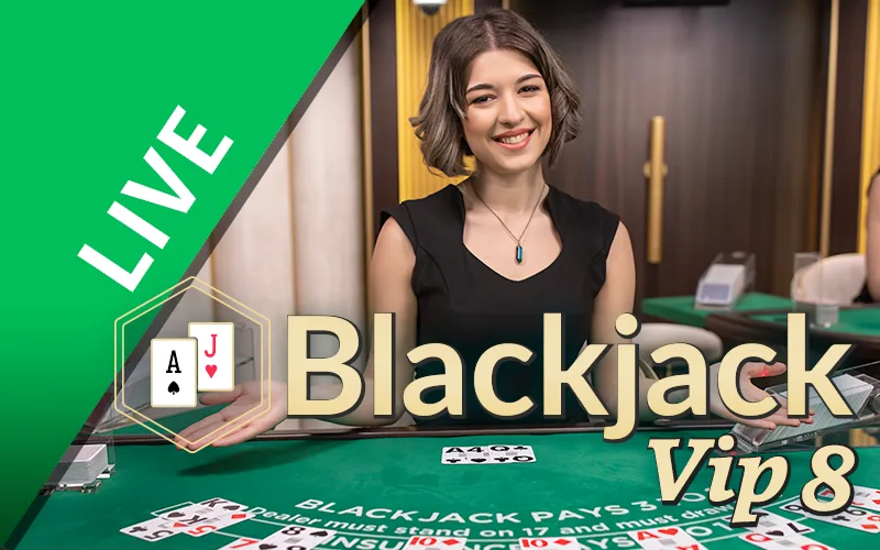 เล่น Blackjack VIP 8 บนคาสิโนออนไลน์ Starcasino.be