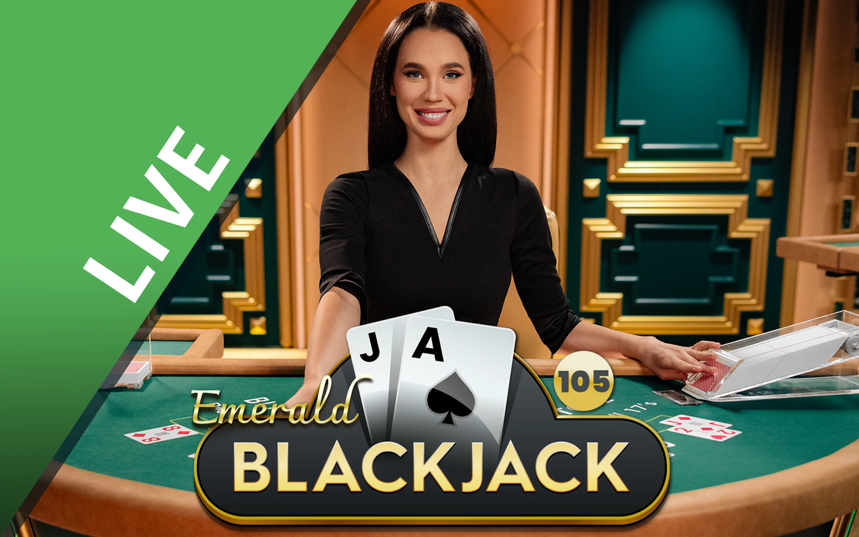Play Blackjack 105 - Emerald on Starcasino.be online casino