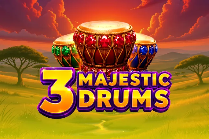 Play 3 Majestic Drums on Starcasino.be online casino