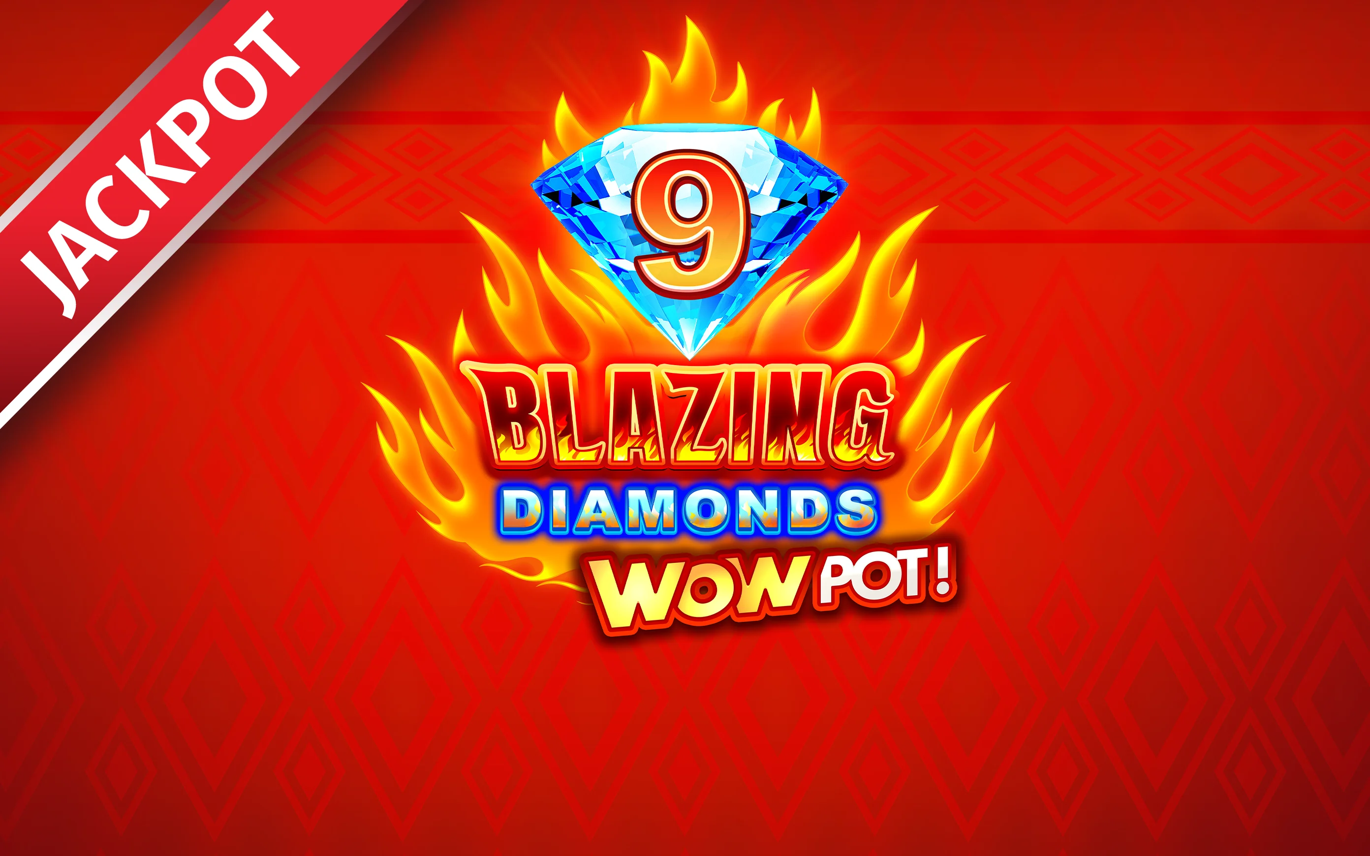 Jouer à 9 Blazing Diamonds WOWPOT sur le casino en ligne Starcasino.be
