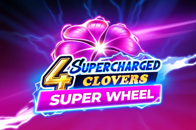 Play 4 Supercharged Clovers: Super Wheel on Starcasino.be online casino