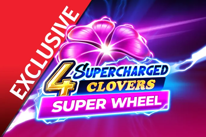 Play 4 Supercharged Clovers: Super Wheel on Starcasino.be online casino