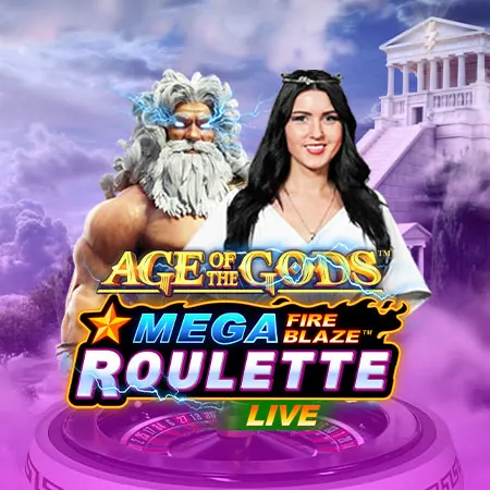Mega Fire Blaze Age of the Gods Roulette Live