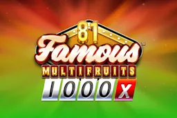 Speel 81 Famous Multifruits 1000x op Starcasino.be online casino