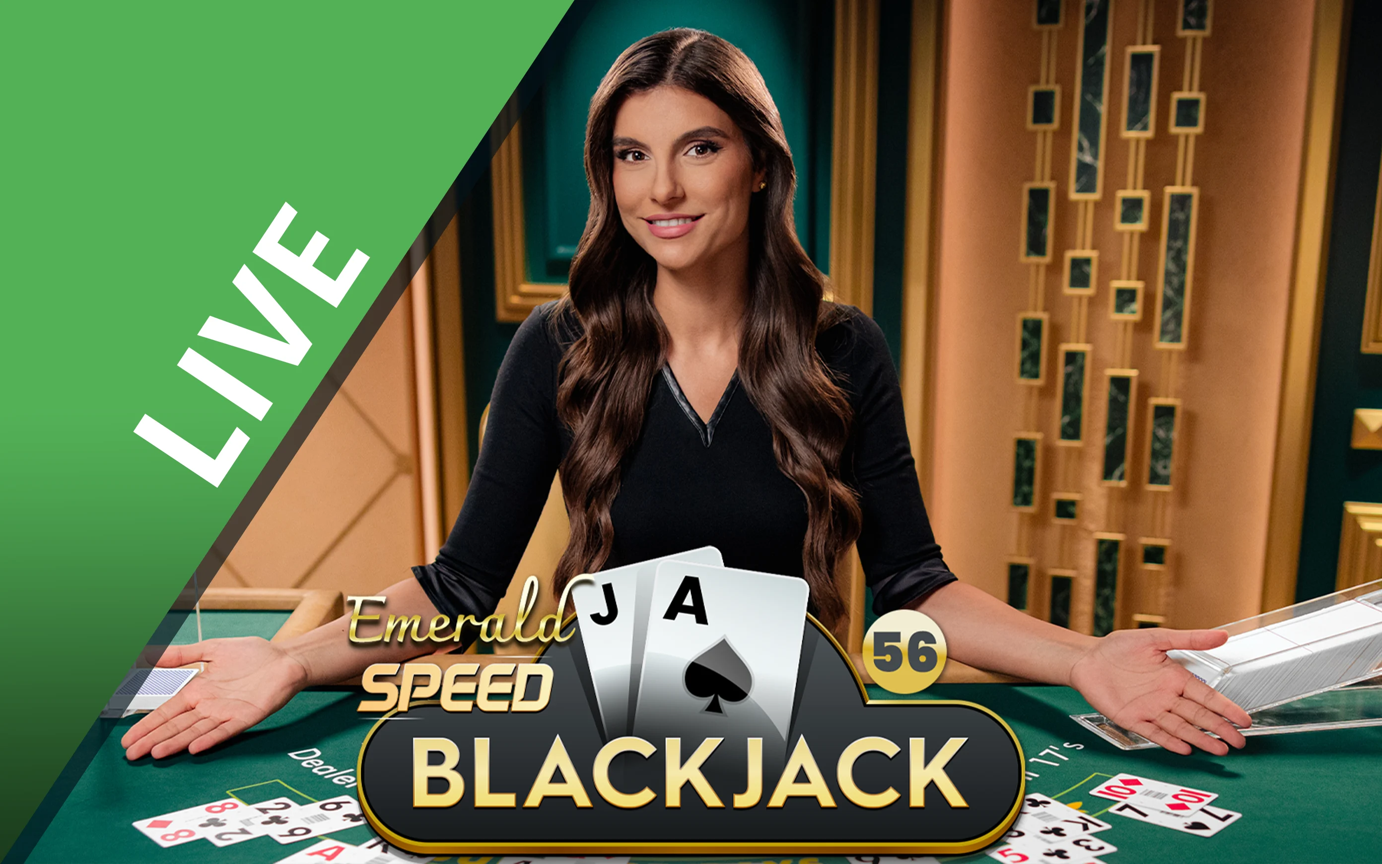 Speel Speed Blackjack 56 - Emerald bij Starcasino.nl 