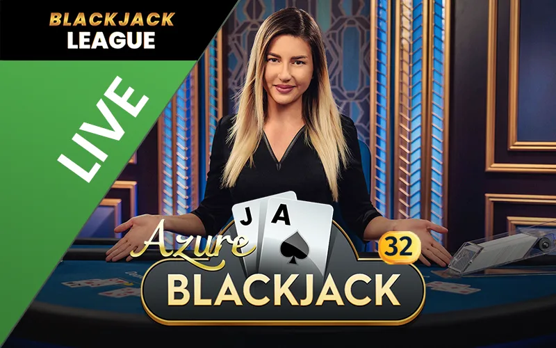 Play Blackjack 32 - Azure on Starcasino.be online casino