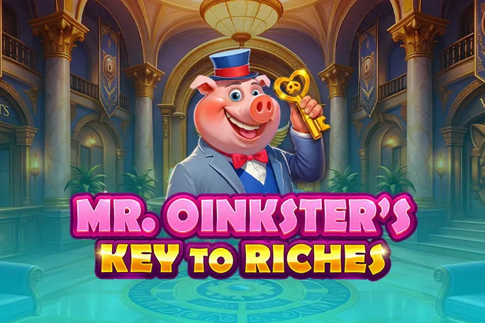 Play Mr. Oinkster's Key To Riches on Starcasino.be online casino