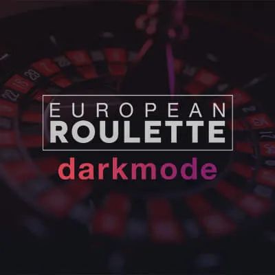 Play European Roulette - Dark Mode on Starcasinodice.be online casino