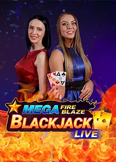 Jouer à Mega Fire Blaze Blackjack Live sur le casino en ligne Starcasino.be
