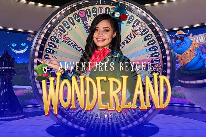 Play Adventures Beyond Wonderland Live on Starcasino.be online casino
