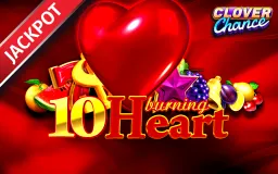 Luaj 10 Burning Heart Clover Chance në kazino Starcasino.be në internet