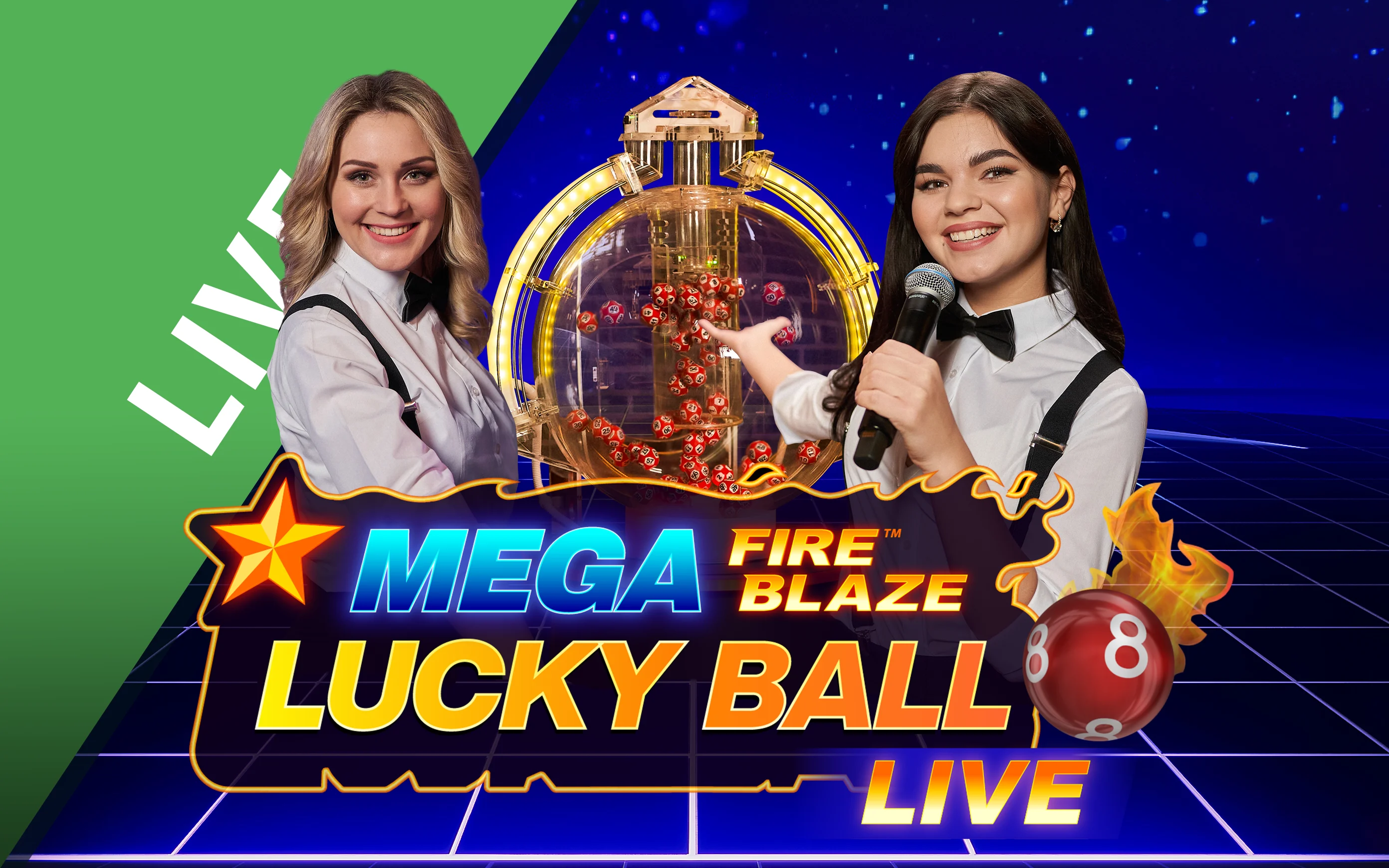 Play Mega Fire Blaze Lucky Ball Live on Starcasino.be online casino